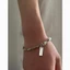 Phong Cách Retro Thủ Công Dây Thép Titan Liên Kết Trang Sức Cho Unisex Mặc