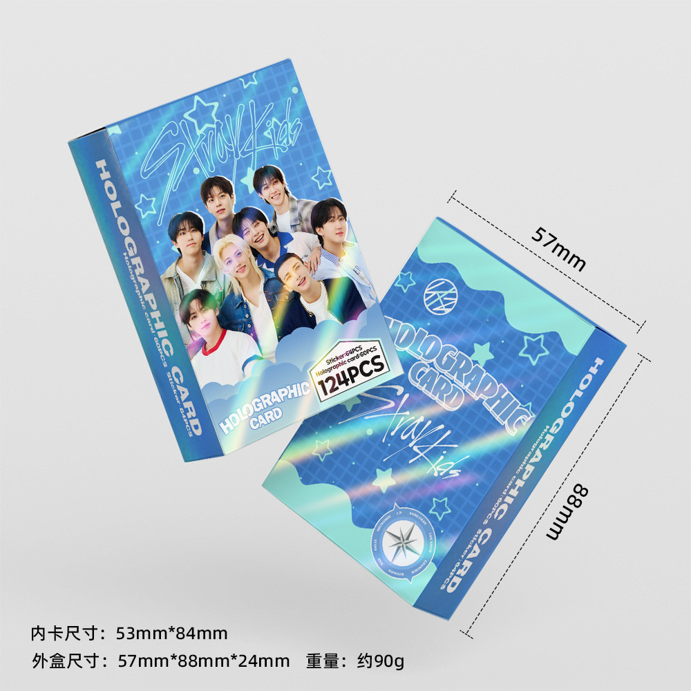 LINXX 124 Chiếc Stray Kids Group Karma Theo Chủ Đề Lomo Bộ Thẻ Với Hình Ảnh Ba Chiều 3 Inch Photocards Sưu Tập Quạt Hàng Hóa Ý Tưởng Quà Tặng Cho Ở Lại