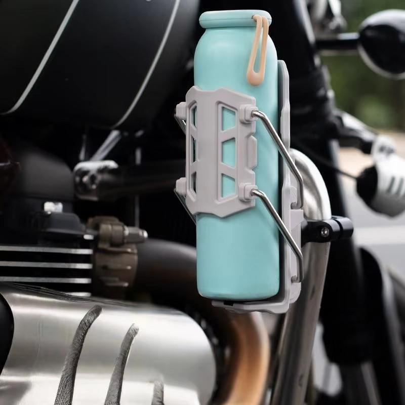 2 Chiếc Có Thể Điều Chỉnh Tay Lái Xe Đạp Cốc Lồng Xe Đạp Đa Năng Xe Máy Bình Nước Cho MTB Đường Đi Xe Đạp ADV Xe Máy Ngoài Trời Đi Xe Đạp Phụ Kiện
