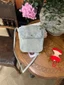 New Original Sparkling Diamond Denim Small Square Bags Niche Flip Shoulder Small Bags Versatile