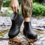 cao cấp cặp đôi giày đi mưa ống ngắn sinh viên nước giày unisex giày đi mưa thấp-top nước giày c