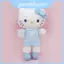 Móc khóa nhân vật sang trọng 18cm với bông Pp để trang trí ba lô