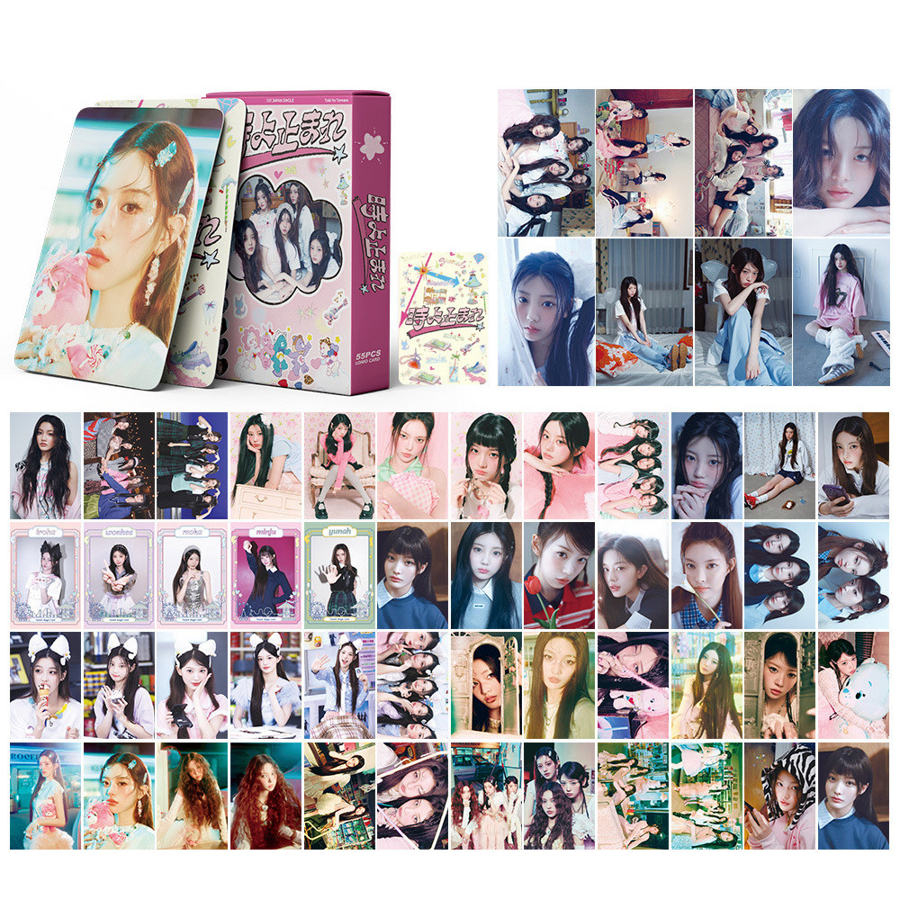 LINXX 55 Chiếc ILIT Time Stop Single Lomo Cards Set Độ Nét Cao 3 Inch Mini Photocards Bộ Sưu Tập Quạt Tác Phẩm Nghệ Thuật Merch Sưu Tập Quà Tặng Thẻ Giao Dịch
