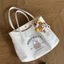 Miffy Rabbit Canvas Shoulder Bag Women's Embroidered Fashion Versatile Large Capacity Underarm S