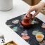 Một Mặt Thổ Cẩm Vải Cao Su Bầu Trà Thảm Cho Gia Đình Phong Cách Mới Trà Thảm Trà Lễ Thảm Cách Nhiệt Trà Bàn Trà Thảm
