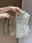 Bộ đồ mỏng không tay mùa hè dành cho bé trai Bộ đồ hở ngực phong cách Hàn Quốc Quần short rộng x