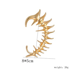Bông Tái Hình Học Không Xuyên Phong Cách Gothpunk Thích Hợp Cho Nữ