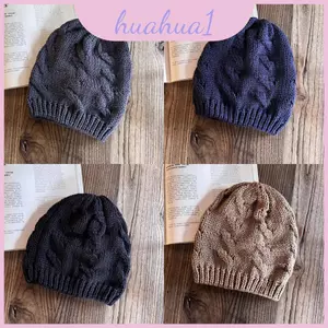 Mũ dệt kim Unisex cho mùa lạnh Bò thông thường không có vành và ấm tai