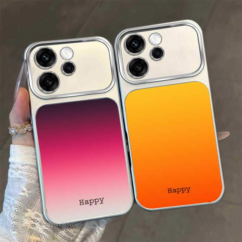 Ốp Lưng Cho OPPO Reno 15 Reno 15 Pro Reno 15F Reno 15C 5G Thiết Kế Mới Họa Tiết Màu gradient Thẩm Mỹ Cho Ốp Điện Thoại mờ Cửa Sổ Lớn