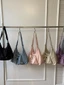 Túi Nylon đeo chéo thời trang có cấu trúc mềm mại và thiết kế phồng phồng để du lịch giải trí