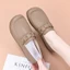 Soft Leather Beanie Shoes For Women, Tendon Soft Bottom Flat Shoes, Middle-aged And Old Singl
