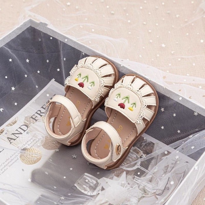 Sandals Children's Summer Toddler Sandals Soft Bottom Baby Princess Style Round Toe Show Flow