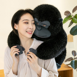 Búp bê đen Gorilla sang trọng với thiết kế thực tế cho trẻ em Quà tặng chơi và