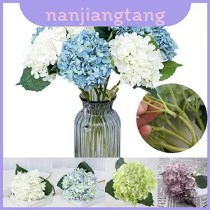Bó hoa cẩm tú cầu lụa 55cm sang trọng dành cho giọng hát đám cưới và gia đình tinh tế
