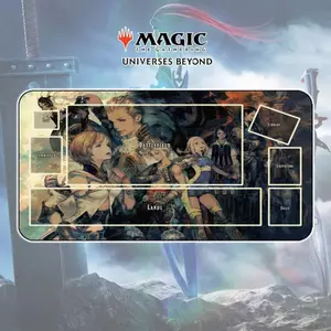 Playmat Final Fantasy 12 - MTG Magic The Gathering x Final Fantasy Anime Battle Card Stitched Edges 350x600x2mm