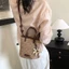 Korean Style Fashion Portable Vegetable Basket Bag New Niche Fashion Straw Bucket Bag Shoulder C