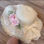 Original Flowery Seaside Lolita Hat Sweet Bow Wave Straw Hat Forest Pastoral Sun Protection Beac