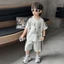 bộ quần áo trẻ em ngắn tay bằng cotton nguyên chất quần áo mặc nhà mùa hè mới cho bé trai và bé
