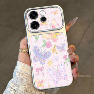 Ốp Lưng Cho OPPO Reno 15 Reno 15 Pro Reno 15F Reno 15C 5G Cửa Sổ Lớn Mờ Cao Cấp Vỏ Điện Thoại Thẩm Mỹ Bướm Nhiều Màu Sắc Và Mèo Dễ Thương Họa Tiết Thiết Kế Mới
‌
