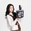 Cute Corgi Bucket Bag Women's Canvas Handbag Summer Lunch Bag Student Commuter Handbag
