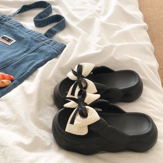 Sweet Fairy Style Thick Bottom Increased Beach Flip-flops For Women Summer New Style Matching