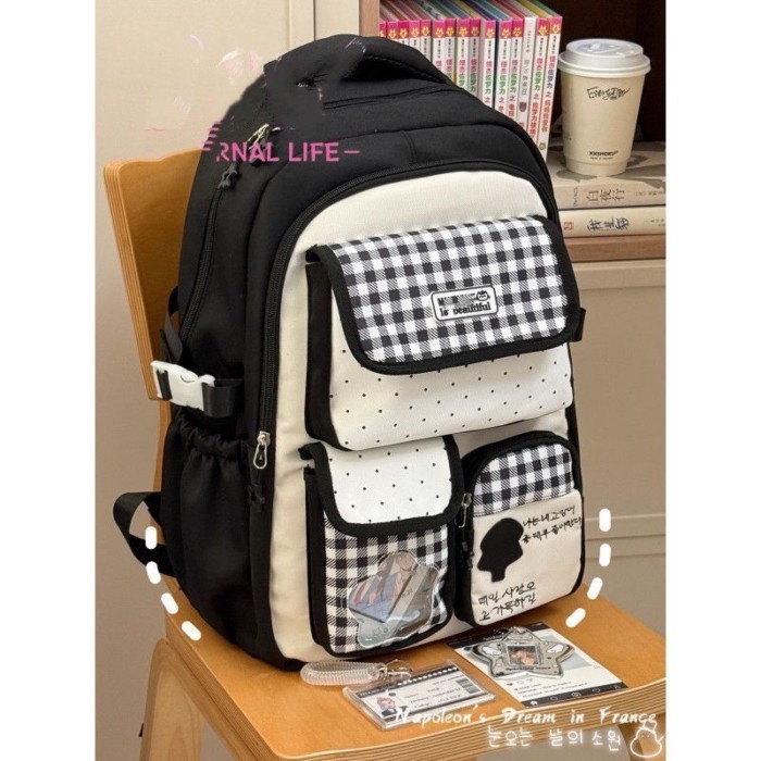 Cute And Good-Looking Schoolbags For Girls, Student Pain Bags, Backpacks, Large Capacity College