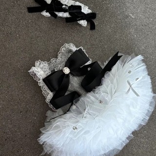 [Hàng cho thú cưng dễ thương] Quần áo mèo mùa hè Phong cách mỏng thoáng khí Quần áo thú cưng phong cách công chúa 1-7kg
