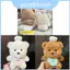 8 inch Gấu Đầu Bếp Sang Trọng Động Vật Với Tóc Dài Sang Trọng Cho Trẻ Em Quà Tặng Trưng Bày Sưu Tập Và