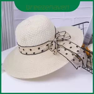 Mũ Sun Thời Trang Dành Cho Nữ Với Chất Liệu Polyester Thoáng Khí Vành Lớn Và