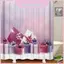 Hộp Giáng Sinh Thanh Lịch Trong Rèm Tắm Tuyết Với Polyester Chống Thấm Nước