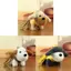 Chó Bánh Mì Pháp Sang Trọng Đồ Chơi Móc Khóa Với Pp Cotton Làm Đầy Thiết Kế Động Vật Đáng Yêu Cho Cá Nhân