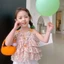 Quần áo mùa hè không tay dành cho bé gái búp bê phong cách Hàn Quốc Quần áo mùa hè trẻ em phong