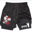 Quần short thể thao mùa hè chung cho nam với vải Polyester và dây rút mặc thường ngày cho