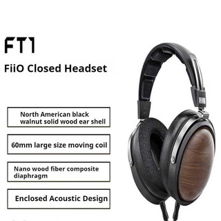Tai nghe chuyên nghiệp FiiO FT1, tai nghe kiểm âm phòng thu, tai nghe HiFi trùm đầu, có dây