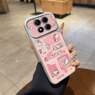Ốp Lưng Cho Redmi Note 14 4G Note 14 Pro 4G Cửa Sổ Lớn Mờ Cao Cấp Vỏ Điện Thoại Thẩm Mỹ Nhiều Màu Sắc Bướm Và Mèo Dễ Thương Họa Tiết Thiết Kế Mới
‌