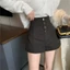 thiết kế mới thích hợp cho mùa xuân hè quần bốt một hàng khuy ống rộng màu trơn giảm béo và quần