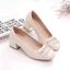 High-heeled Single Shoes, Work Shoes, Soft Soles, Casual Professional Non-slip Leather Shoes,