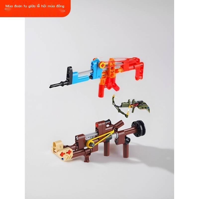 [SALE SỐC] Tương thích với LEGO Súng máy cao su được, súng máy, phóng ...