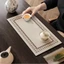 Kích Thước Nhỏ Thiền Bàn Cờ Chống Thấm Nước Trà Thảm Ánh Sáng Sang Trọng Cao Cấp Bàn Thảm Trà Bàn Ăn Hiện Đại Diatom Thảm Bùn