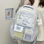 Cute Backpack High-Looking Schoolbag Large Capacity Cute Junior High School College Rheumatoid P