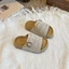 đôi dép hở mũi da lộn dành cho bé gái mùa hè mới Dép Birkenstock trẻ em vừa và lớn
