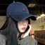 Baseball Caps For Women 2025 New Korean Style Soft Top Wide Brim Big Face Revealing Small Duck T