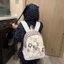 Korean Cute Rabbit Polka Dot Backpack For Female Students Large Capacity Versatile School Bag St