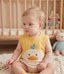 Áo vest túi xì hơi bé siêu dễ thương quần áo mùa hè mỏng dễ thương cho bé áo liền quần không