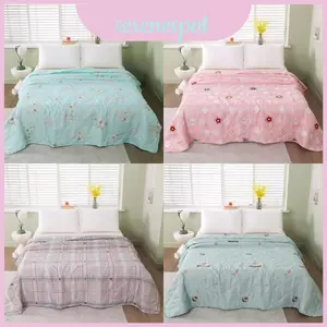 Chăn mùa hè làm mát bằng vải Cotton rửa nước dùng cho gia đình và du lịch