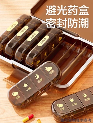 Hộp Đựng Thuốc Di Động Ba Bữa Ăn Một Ngày Đóng Gói Một Tuần Bảy Ngày Thuốc Phân Phối Tuần Di Động Thuốc Bảo Quản Hộp Đựng Thuốc Nhỏ