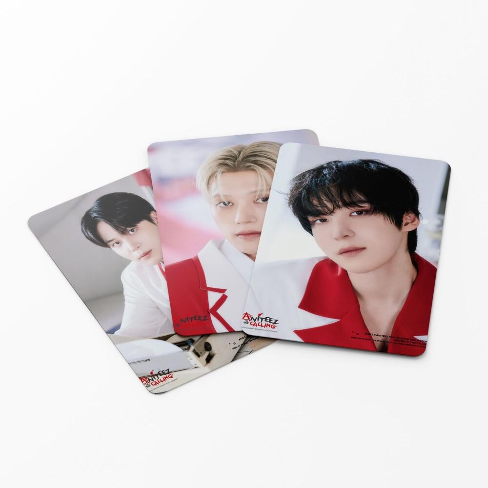 LINXX 55 CÁI ATEEZ In The Calling Pop Up Album Lomo Cards Holographic Photocards K-Pop Boy Band Fan Collection Quà tặng Hàng hóa