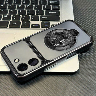 Ốp Lưng Cho POCO X8 Pro 5G X8 Pro Max 5G Mạ Điện Trong Suốt Cao Cấp Cửa Sổ Lớn Ốp Lưng Điện Thoại Xoay Thẩm Mỹ Chân Đế Laser Thiết Kế Mới