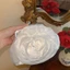 New Chinese Style Small Fragrance Rose Flower Silk Satin Clip Dumpling Bag Banquet Socialite Clo
