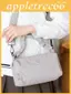 Túi Nylon nhỏ gọn dành cho nữ có khóa kéo và đường may hợp thời trang Chi tiết hàng ngày cho thời trang
